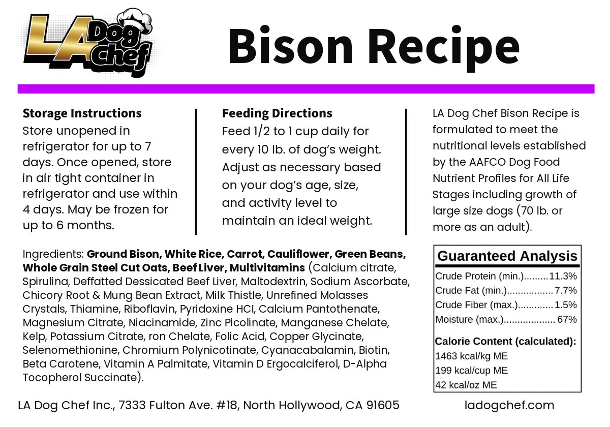 Bison Recipe